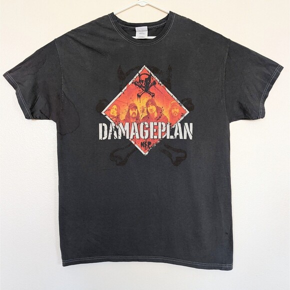 Damageplan XL T-Shirt Dimebag Darrel Vinnie Paul New Found Power Pantera 2006 - Picture 2 of 8